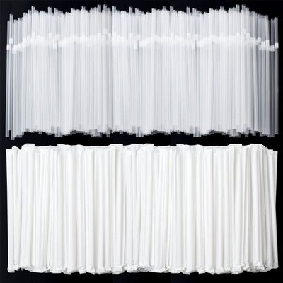 ALINK 1000 Counts Clear Flexible Drinking Straws, Individually Wrapped Plastic Disposable Bendy Straws - 7.75" x 0.23"