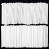 ALINK 1000 Count White Flexible Drinking Straws, Individually Wrapped Plastic Disposable Bendy Straws - 7.75" x 0.23" view 1