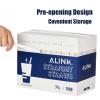 ALINK 1000 PCS Neon Colored Plastic Disposable Drinking Straws, Individually Wrapped Straight Party Straws - 7.75" x 0.23" view 3