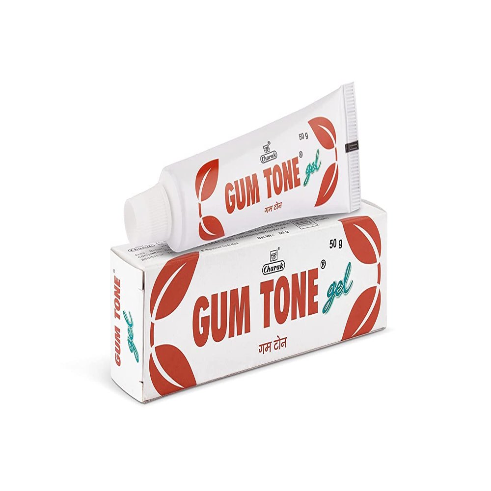 A.K. Charak Gumtone Gel An Herbal Gel For Healthy Gums and teeth 50 Gram X 3