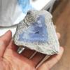 WGPHDW Crystal Healing Meditation Decoration 1PC Natural Blue Chalcedony Raw Stone Azurlite Rough Banded Agate Stone Rock Gemstone Mineral Specimens Aquarium Home Decoration Home Decoration view 3