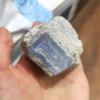 WGPHDW Crystal Healing Meditation Decoration 1PC Natural Blue Chalcedony Raw Stone Azurlite Rough Banded Agate Stone Rock Gemstone Mineral Specimens Aquarium Home Decoration Home Decoration view 4