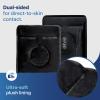 REVIX Ice Packs for Knee Relaxation, Reusable Gel Ice Wraps with Cold Compression for Enhanced Flexibility and Recovery, Plush Cover and Long-Lasting Cold, A Set of Two, Black view 4