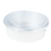 Restaurantware LIDS ONLY: Foil Lux Lids For 45 OZ Take Out Containers 200 Lift Tab Lids For Food Containers - Disposable Clear Plastic Food Container Lids Containers Sold Separately view 2
