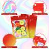 120 PCS Smell Proof Mylar Bags Resealable Odor Proof Bags Holographic Packaging Pouch Bag with Clear Window for Food Storage Jewelry Candy Electronics Storage, 4 Sizes view 3