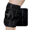 REVIX Ice Wrap for Knee Discomfort, Reusable Knee Ice Pack Wrap with Cold Compress Therapy for Muscle Ache, Promotes Post-Workout Recovery, Soft Plush Lining, Black view 1