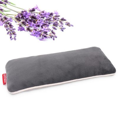 Comfheat Lavender Weighted Eye Pillow for Yoga, Microwavable Moist Heat Eye Compress Mask Pillow with Washable Cover for Relaxation, Sleeping, Meditation, Yoga, Spa, Migraine Relief