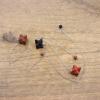 Natural Stone Merkabah Pendulums for Dowsing Divination Wicca Chakra Crystal Lapis Rose Quartzs Opal Chains,Ruby view 2