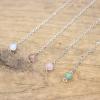 Natural Stone Merkabah Pendulums for Dowsing Divination Wicca Chakra Crystal Lapis Rose Quartzs Opal Chains,Ruby view 3