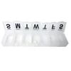 2pc Weekly Pill Box Organizer Jumbo Case Medicine Storage Vitamin Tablet Holder Pill Case Organizer Vitamin Box Easy Use Medicine Planer Weekly Travel Friendly 7-Day Convenient Easy Braille System on view 4