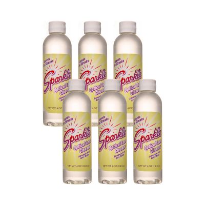 Sparkle Optical Lens Cleaner, Ammonia-Free & Anti-Static Transparent Cleaner, Leaves No Streaks (4 Ounce, Pack of 3)