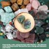 1.1lb Bulk Raw Fluorite Stone Rough Crystals- Natural Raw Stones Crystal for Tumbling, Cabbing, Fountain Rocks, Decoration,Polishing, Wire Wrapping, Wicca & Reiki Crystal Healing view 3