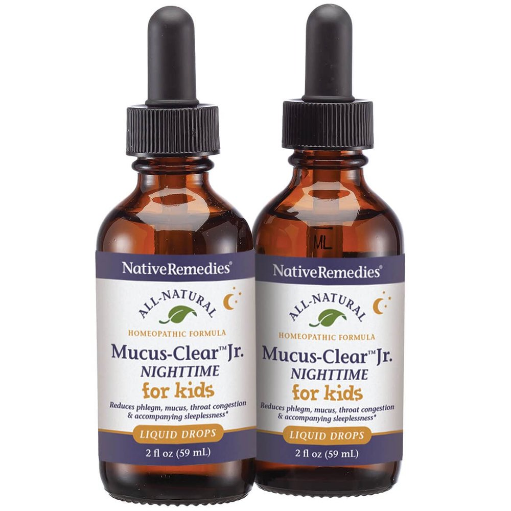NativeRemedies Mucus-Clear Jr. Nighttime 2 Pack