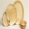 PALM NAKI Round Palm Leaf Plates - Disposable Dinnerware, Compostable and Biodegradable Round Plates (240, 4") view 2