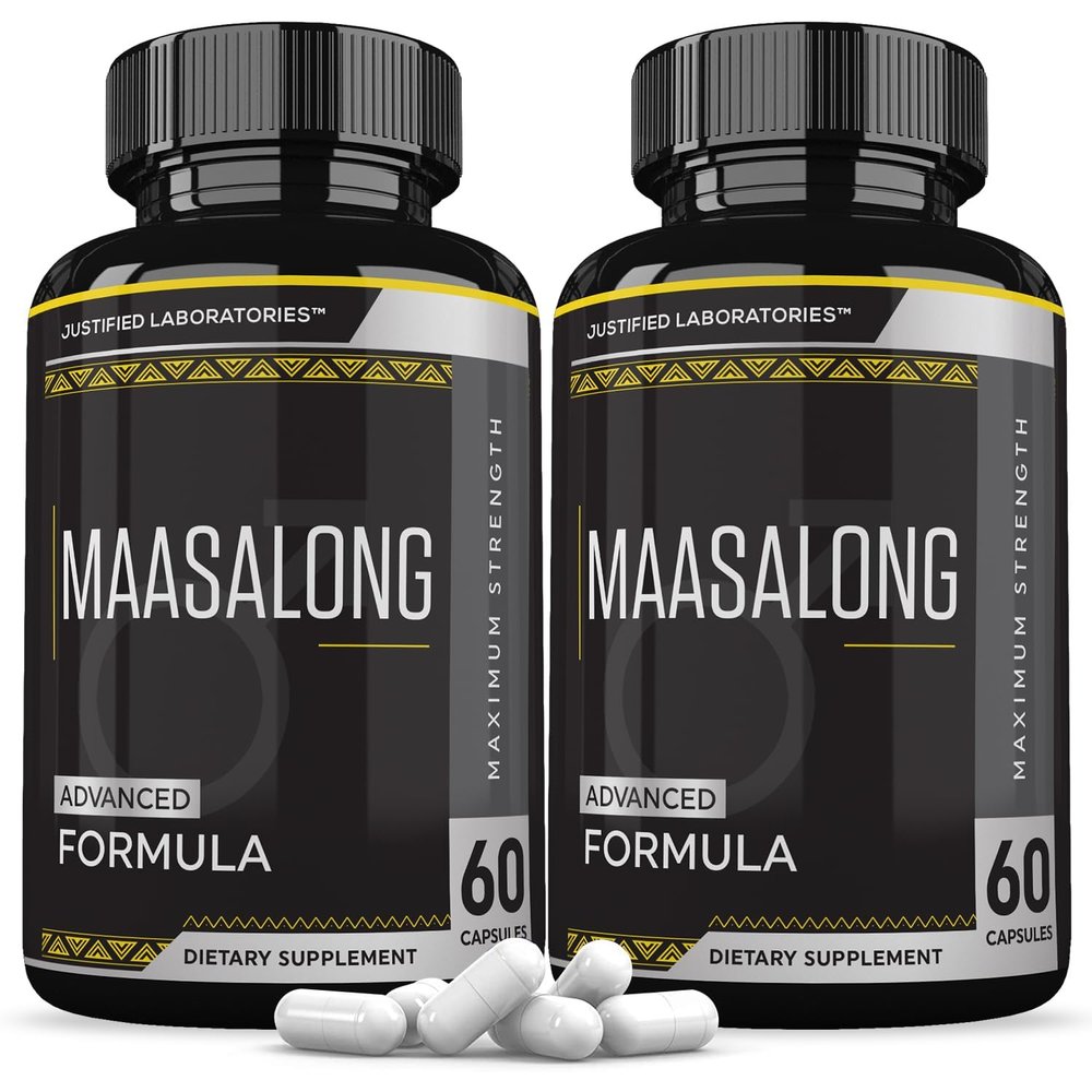 Justified Laboratories (2 Pack Maasalong Advanced Men's Health Formula 120 Capsules