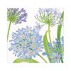 Caspari Agapanthus Garden Paper Luncheon Napkins, Four Packs of 20 view 1