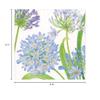 Caspari Agapanthus Garden Paper Luncheon Napkins, Four Packs of 20 view 2