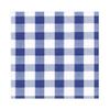 Caspari Gingham Paper Luncheon Napkins in Blue, 20 Per Package view 1