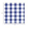 Caspari Gingham Paper Luncheon Napkins in Blue, 20 Per Package view 2