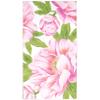 Gift Boutique 100 Pink Peony Floral Guest Napkins 3 Ply Disposable Paper Hand Towels for Bathroom Wedding Spring Holiday Baby Shower Bridal Party Decor view 1