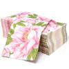 Gift Boutique 100 Pink Peony Floral Guest Napkins 3 Ply Disposable Paper Hand Towels for Bathroom Wedding Spring Holiday Baby Shower Bridal Party Decor view 3