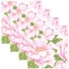 Gift Boutique 100 Floral Pink Peony Floral Cocktail Beverage Napkins Disposable Paper Peonies Flower Dessert Napkin for Spring Summer Birthday Party Party Supplies view 1
