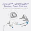 ResMed Airtouch N20 Cushion - CPAP Nasal Mask with Memory Foam Cushion & Magnetic Clips - Premium CPAP Part - Large view 3