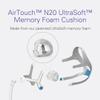 Resmed Airtouch N20 Cushion - CPAP Nasal Mask with Memory Foam Cushion & Magnetic Clips - Premium CPAP Part - Small view 3