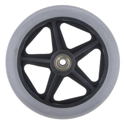 Walker Rollator Replacement Wheel (1) Grey Tire (HL450W (Front))