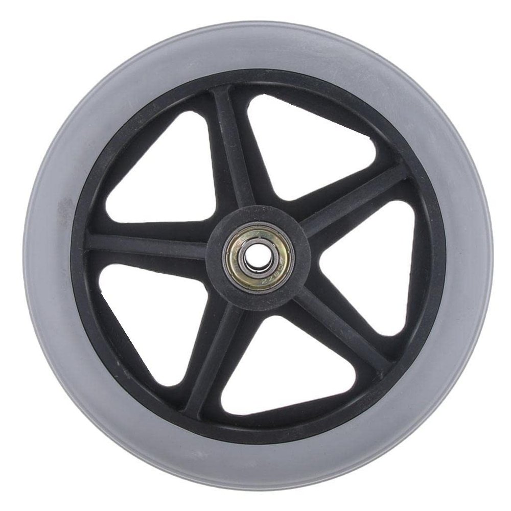 Walker Rollator Replacement Wheel (1) Grey Tire (HL450W (Front))