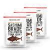 Kaimana Ahi Tuna Jerky Garlic Pepper - Soft and Tasty - Premium Fish Jerky Made in the USA. High in Omega 3's, All Natural and Wild Caught - 2 Ounce (Pack of 3) view 1