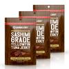 Kaimana Ahi Tuna Jerky Kiawe Smoked Sea Salt - Soft and Tasty - Premium Fish Jerky Made in the USA. High in Omega 3's, All Natural and Wild Caught - 2 Ounce (Pack of 3) view 1