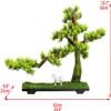 LSHAOBO Simulation Welcome Pine Tree Bonsai Ornaments Artificial Bonsai Tree Plant Indoor Home Office Decoration Desktop Ornaments view 2