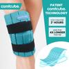 Comfcube Ice Pack for Knee After Surgery, 2 Hours Long Lasting Cold Pack for Knee Injuries, FSA Eligible, Cold Therapy Flexible Ice Pack for Pain Relief, Swelling, Surgery, ACL, Meniscus Tear view 2