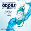 Downy Liquid Rinse & Refresh Fabric Rinse, Cool Cotton Scent, 25.5 Ounce, Clear view 2