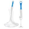 2 Pieces Bottle Cleaning Brush Flexible Bottle Scourer Multi-Function Household Cleaning Tools for Goblets/Champagne Flutes/Cups/Glasses view 1