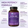 Vitamin World Ultra 360 Multivitamin for Women, Women's Multivitamin with Herbs & Collagen for Hair, Skin & Nails, Supplement with Iron, Vitamin A, B, C, D, E for Energy & Immune Support, 180 Caplets view 3