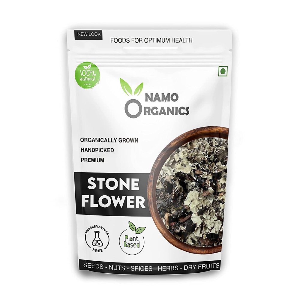 DKM Namo Organics - Stone Flower Spices - 50 Gm - (Dagad Phool, Kalpasi, Patthar Ke Phool) for biryani