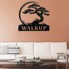 RBPCAAR Custom Bonsai Tree Metal Wall Art Personalized Bonsai Tree Name Sign Custom Plant Door Signs Garden Housewarming Gift view 4