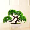 LSHAOBO Small Artificial Bonsai Tree Fake Potted Pine Tree Bonsai Plant Fake Bonsai, Suitable for Window Sill Garden Desktop Display,7 Inches view 4