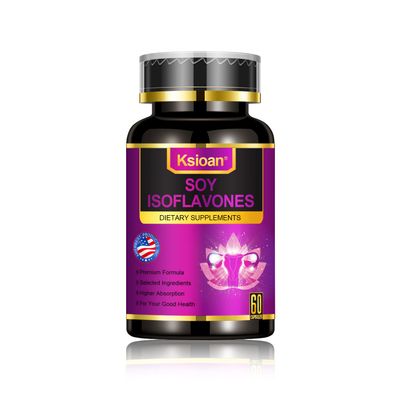 Ksioan Soy Isoflavones Supplement for Women, Supports Menopausal Health with Damiana, Wild Yam, Grape Seed Extract
