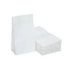 Kslong 100PCS Mini White Paper Bags, Small Paper Treat Bags l LB, Kraft Paper Sandwich Cookies Bags Bulk for Candy, Snack, Popcorn, Lunch, Party Favor, Thank You Gift Packaging 3.5x2.2x6.7 Inch view 1