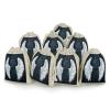 8PCS Spice Bags for Cooking, White Angel Wings Muslin Bags Reusable, Small Burlap Bags with Drawstring, Herb Bag Empty, Cloth Gift Bag Pouch, For Wedding & Party Favors (5x7 Inch) view 1