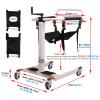 Patient Transfer Lift Wheelchair Shower Wheelchair Patient Lift for Home, Adjustable seat Height, Includes Toilet seat with Hole, Portable car Lift, Elderly Lift Chair, Bed to Toilet view 2