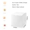 SHIPKEY 10PCS 8x8x8 Inch White Cardboard Gift Boxes with lids |Perfect for Party, Wedding, Christmas, Holidays, Birthdays, and Gifts Wrap, Cube Gift Boxes (20x20x20cm) view 3