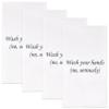 Gift Boutique 100 Funny Bathroom Guest Napkins Disposable Paper Pack Wash Your Hands No Seriously Dinner Hand Napkin for Powder Room Wedding Holiday Anniversary Bridal Shower Party Decorative Towel view 4