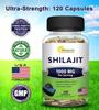 aSquared Nutrition Shilajit 1000mg - 120 Capsules - Pure Shilajit Extract Supplement and Powder Complex Pills - Natural Humic & Fulvic Acid & Trace Minerals - Alternative to Resin & Drops view 4