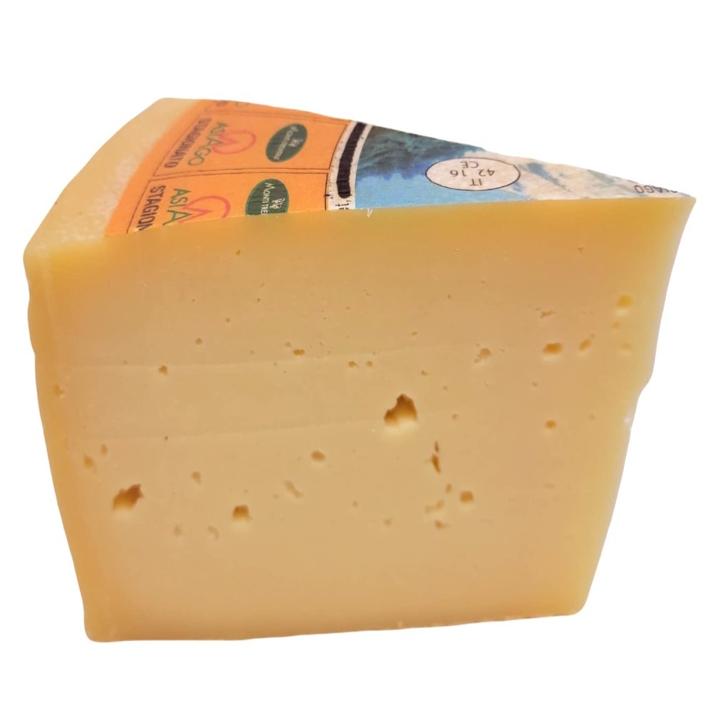 Asiago Stagionato DOP Imported Italian Cheese. 1 Pound