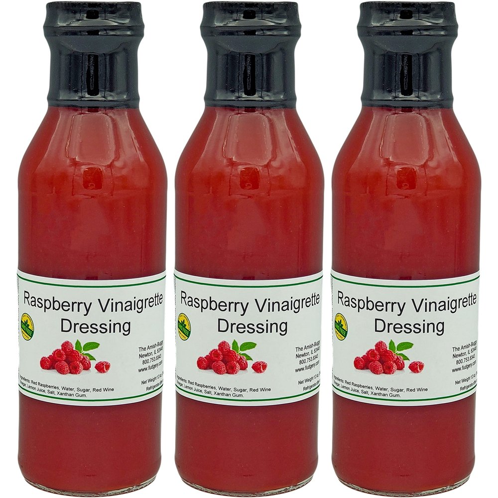 Amish Made Dressings (3 Jars) (Raspberry Vinaigrette)