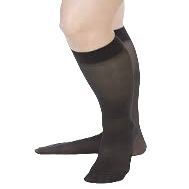 Allegro Womens 15-20 mmHg Compression Stockings, 265 Soft Heather Opaque Microfiber, Thigh High Supports